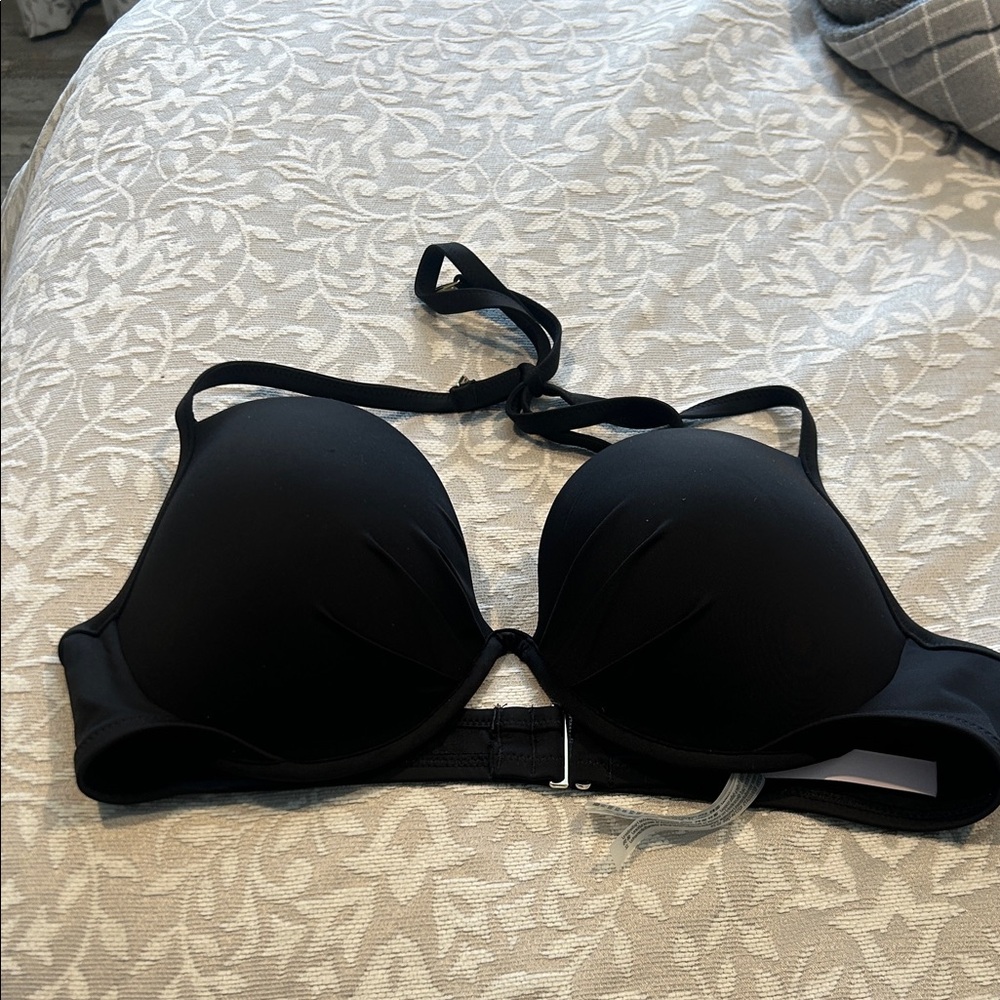 Victorias Secret push up black swim suit bikini top